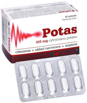 OLIMP Potas 416 mg, 60 tabletek