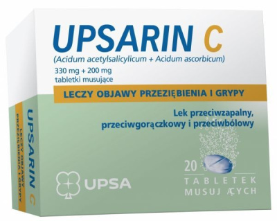 Upsarin C 20 tabletek musujących