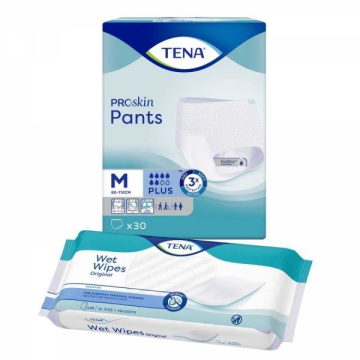 TENA PROSKIN Pants Plus M majtki chłonne 30 sztuk