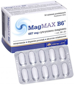 OLIMP MagMAX B6, 50 tabletek