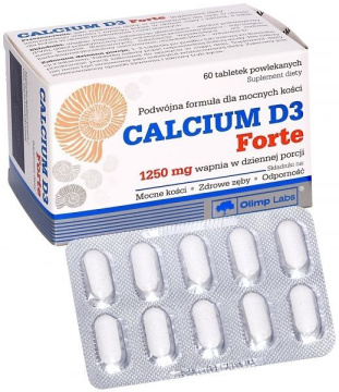OLIMP Calcium D3 Forte, 60 tabletek