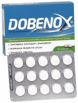Dobenox 250 mg, 30 tabletek