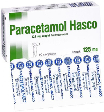 Paracetamol 125 mg 10 czopk.