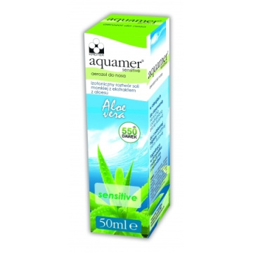 Aquamer Sensitive aerozol do nosa 50 ml
