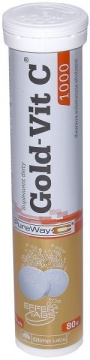 OLIMP Gold-Vit C 1000 (smak pomarańczowy), 20 tabletek musujących