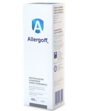 Allergoff neutralizator alergenów kurzu domowego spray 400 ml