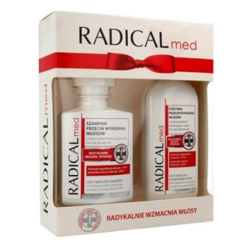 Radical Med, zestaw, szampon przeciw wypadaniu włosów 300 ml, odżywka przeciw wypadaniu włosów 200 ml
