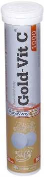 OLIMP Gold-Vit C 1000 (smak cytrynowy), 20 tabletek musujących