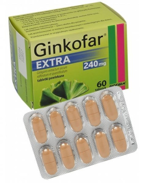 Ginkofar Extra 240 mg, 60 tabletek