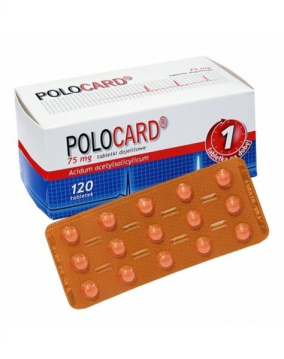 Polocard 75 mg 120 tabletek
