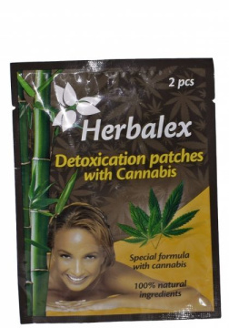 Herbalex Plastry oczyszczające z konopiami 2 x 9 g