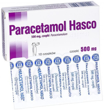 Paracetamol 500 mg 10 czopk.