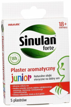 Sinulan Forte Junior plastry aromatyczne 5 sztuk