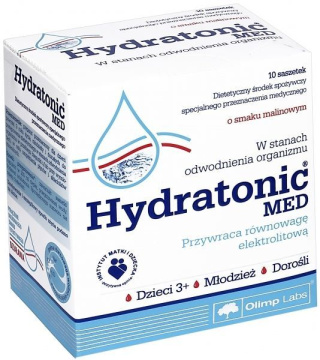 OLIMP Hydratonic Med (smak malinowy) 10 saszetek