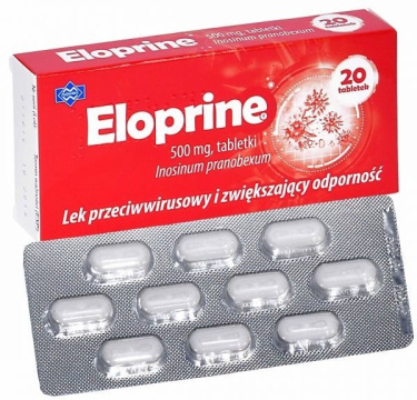 Eloprine 500 mg, 20 tabletek