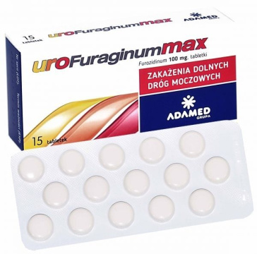 UroFuraginum MAX 100 mg 15 tabletek