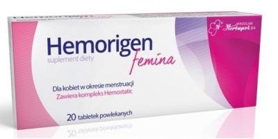 Hemorigen Femina, 20 tabletek powlekanych