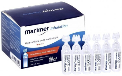 Marimer Inhalation hipertoniczna woda morska 30 ampułek po 5 ml