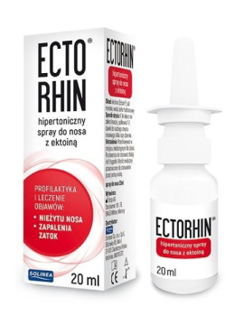 Ectorhin hipertoniczny spray do nosa z ektoiną  od 1. miesiąca życia 20 ml