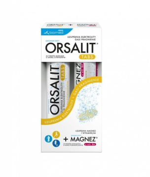 Orsalit tabs 24 tabletki musujące + Magnez z wit.B6 10tabletek musujących