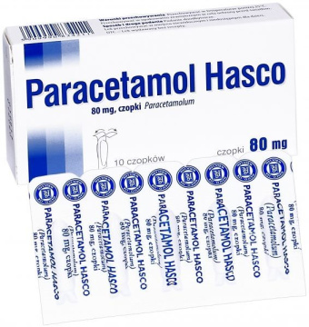 Paracetamol 80 mg 10 czopk.