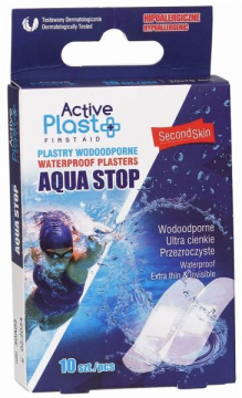 Active Plast, plastry wodoodporne Aqua Stop, 10 sztuk