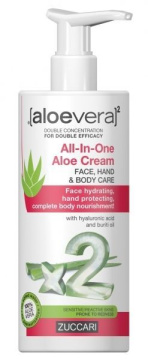 Aloe Vera 2 All-In-One krem do twarzy, rąk i ciała, 300 ml