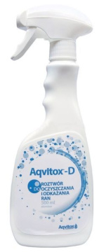 Aqvitox D roztwór do pielęgnacji ran, 500 ml