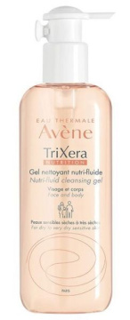 Avene TriXera nutrition, nutri - fluid żel oczyszczający, 400 ml