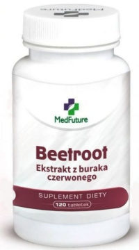 Beetroot, ekstrakt z buraka czerwonego, 120 tabletek (Medfuture)