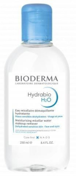 Bioderma Hydrabio H2O, nawilżający płyn micelarny do demakijażu, 250 ml