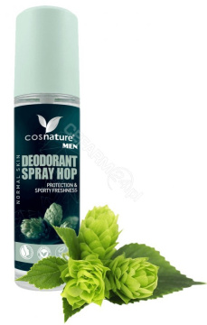 Cosnature Men 24h naturalny dezodorant w sprayu z wyciągiem z szyszek chmielu, 75 ml