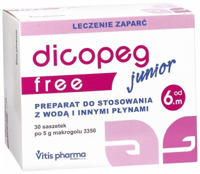 Dicopeg junior free  dla dzieci od 6 miesiąca życia  30 saszetek