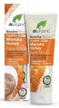 Dr.Organic Manuka Honey peeling do twarzy z organicznym miodem manuka, 125 ml