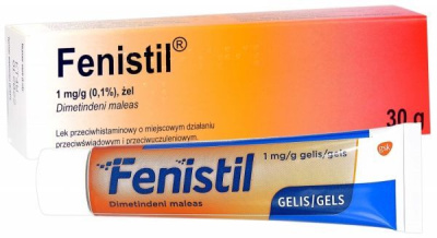 Fenistil 1 mg/g żel 30 g IMPORT RÓWNOLEGŁY (Delfarma)