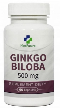Ginkgo Biloba 500 mg, 60 kapsułek (Medfuture)