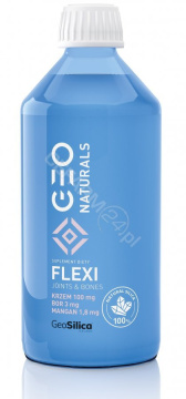 GeoNaturals Flexi Silica Krzem 100 mg + Mangan 3 mg + Bor 1,8 mg, 500 ml