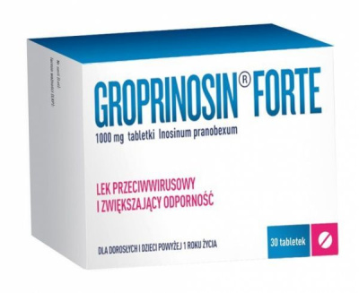 Groprinosin Forte, 1000 mg, 30 tabletek