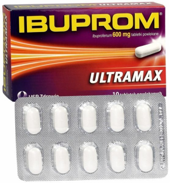 Ibuprom ultramax, 10 tabletek powlekanych