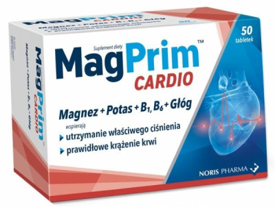 MagPrim Cardio, 50 tabletek powlekanych