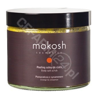 Mokosh, peeling solny do ciała, Pomarańcza z Cynamonem, 300 g