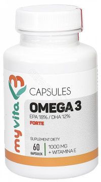 MyVita Omega 3 forte 1000 mg, 60 kapsułek