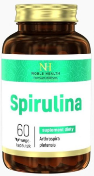 Noble Health Spirulina, 60 wege-kapsułek