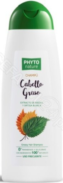 Phyto Nature, szampon do włosów tłustych z wyciągiem z brzozy i białej pokrzywy, 400 ml