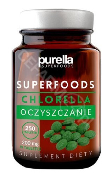 Purella superfoods chlorella oczyszczanie x 250 tabl