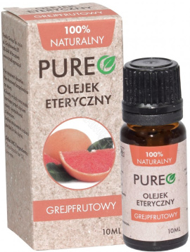 Pureo 100% naturalny olejek eteryczny Grejpfrutowy, 10 ml