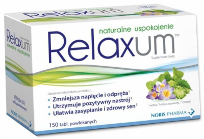 Relaxum, 150 tabletek powlekanych