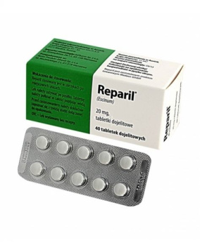 Reparil 20 mg, 40 tabletek dojelitowych IMPORT RÓWNOLEGŁY, Inpharm