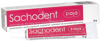 Sachodent 87,1 mg/g 10 g