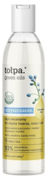 Tołpa green oils oczyszczanie - płyn micelarny do mycia twarzy i oczu, 200 ml